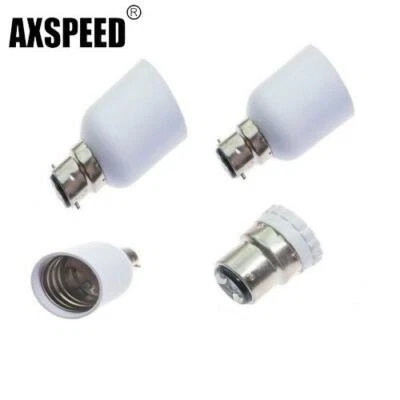 B22 To E12 E40 G24 LED Light Socket Adapter Base Converter Extender Lamp Holder