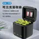TELESIN泰迅 2.4A大電流 電池收納充電盒 適用GoPro Hero 9/10/11/12運動相機 運動攝影機【APP下單最高22%點數回饋】