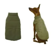 Zack & Zoey Ivy League Warm Dog Vest Small/Medium Size Green Color CLOSEOUT !!