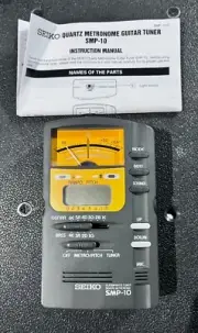 Seiko SMP-10 Guitar / Bass Tuner & Digital Metronome