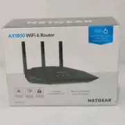 NETGEAR AX1800 4-Stream WiFi 6 Router (RAX10) Security Wireless Speed