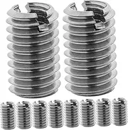 10 Pcs Helical Coiled Thread Repair Inserts Stainless Steel Threaded Sleeves for Computer and Mechanical Equipment Thread Repair Kit