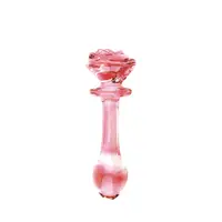 在飛比找西斯玩具優惠-GLASS 小王子與玫瑰 玻璃水晶後庭冰火棒 Anus 62