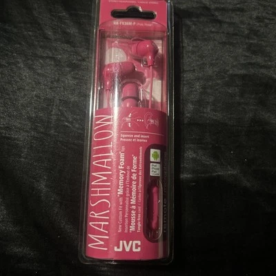 JVC, marshmellow, earbuds, new, corded