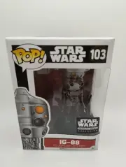 #103 IG-88 Funko Pop Toy STAR WARS SMUGGLERS BOUNTY EXCLUSIVE