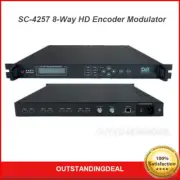 SC-4257 8-Way HD Encoder Modulator Rack-Mounted HDMI Input to DTMB RF Output #