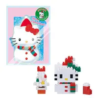 在飛比找PChome24h購物優惠-【Nanoblock 迷你積木】HELLO KITTY 雪人