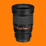 Samyang 16mm f/2.0 ED AS UMC CS Lens for Fuji X - Brand New