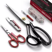 Fabric Scissors Tailor Sewing Shears - 9 Inch Heady Duty Scissors for Fabric Cut