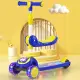 【曼龍】兒童戶外玩具滑板車 發光輪玩具車(三合一可坐可騎溜溜車)