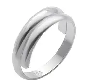 [Silverly] 925 Solid Silver Toe Rings - Midi Pinky Finger Toe Ring - Teenage Girls Gifts - Simple Polished Sterling Silver Rings - Silver Adjustable Rings for Women - Silver Rings