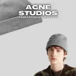 【J.V SELECT】ACNE STUDIOS FACE PATCH WOOL BEANIE 方臉 方塊 毛帽