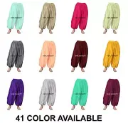 Habibi Belly Dance Pant Alladin Boohoo Satin High Waist Harem Aladdin Baggy S132