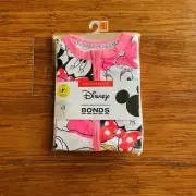 Bonds Disney Mickey Minnie Mouse & Daisy Pink Zip Wondersuit Size 00 BNIP