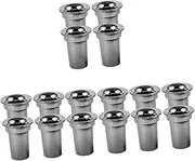 jojofuny 16pcs Speaker Port Tube Speaker Cabinet Air Outlet Lightweight and Easy to Install for Home and Improve Sound Quality Material