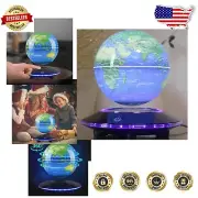 Decorative 6-Inch Levitating Globe with Touch Control LED - Unique Night Light