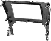 KIXURO Double Din Fascia Radio DVD Stereo Panel Dash Mounting Installation Trim Kit Face Frame Bezel, for Toyota, Camry Car Radio Dashboard Panel