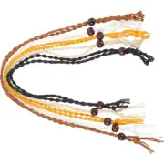 5 Pcs Hanging Organizer Braided Pendant Necklace Beading Thread Stone Holder