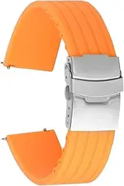 [GBAGVSYK] Quick Release Silicone Watch Strap 18mm 20mm 22mm 24mm Rubber Sport Watch Strap Watch Replacement Strap Unisex Watch Strap Watch Accessories