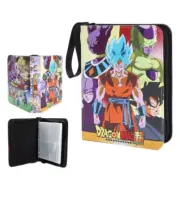 Dragon Ball Z Super TCG BINDER GOKU CARD GOKU BLACK HOLDS 400 cards 4 Grid