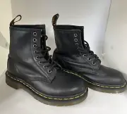 GENUINE: Dr Martens Unisex 1460 Black Nappa Boot Size UK3 US5