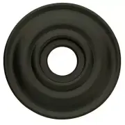 Baldwin 5148190 Estate Solid Brass Rosette Satin Black Pair