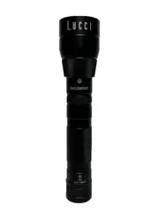 Ridge LED Zoomable Torch in Black