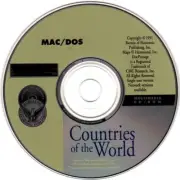 Countries of the World (PC/MAC 1991) CD-ROM for DOS/MAC - NEW CD in SLEEVE