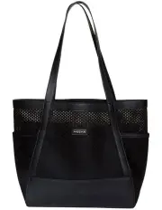 [Mocha] Summer Beach Bag in Black