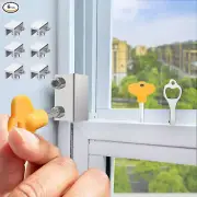 Window Locks,(6 Sets) Sliding Window Locks with Key,Window Locks Security for up