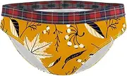 [Tiunyeah] Leaves Hipster Briefs S Bikini Panty Ladies Underwear Women Panties Stretch