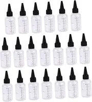 Travel Toiletry Bottles Set Ml Squeezable Refilling Bottles Dropper Scale Included for Business Trip Random