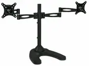Mount-It! Free Standing Dual Monitor Stand | Fits Two 21-27 Inch Screens