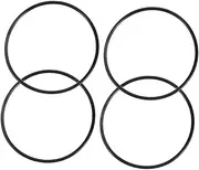 BELLIFFY 4pcs Water Purifier Water Filter Sealing Gasket Water Filter Supply Filter Accessory Water Filter Gasket Seal Assortment Silicone Washer for Water Filter Seal Ring Black