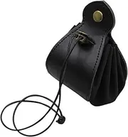LRXIYODE 3pcs Dice Storage Bag Portable Leather Dice Organizer for Games Jewelry Items Dustproof Pouch Drawstring for Dices Cards Accessories