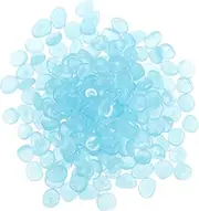 HANABASS 300pcs Luminous Resin Stones Fish Tank Resin Rocks Outdoor Product Decorative Light Garden Rocks
