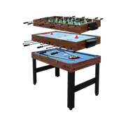 4FT 3-in-1 Games Foosball Soccer Hockey Pool Table