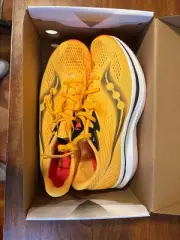 Saucony Men's Endorphin Pro 2 Running Shoe, Black/Yellow, 10.5 | Track & Field &
