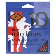 Rotosound RH10 Roto Blues Nickel on Steel Electric Strings 10-52 Gauge