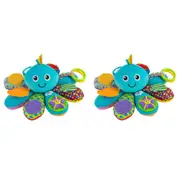 2x Lamaze 22x21cm Octivity Time Infant/Baby/Toddler Activity Soft Plush Toy 6m+