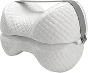 Side Sleeper Pillow - Memory Foam Leg Cushion, Adjustable Knee Support Pad | Orthopedic Sleep Pillow, Washable Cover Positioner, Cushion for Pregnant Women, Sofa Use, Plane Rest, Chair Nap