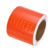 Reflective Tape, 4" x 50 FT Waterproof Adhesive Tape, Orange