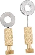 Homoyoyo 2pcs Stainless Steel Positioning Needles for Sewing Accurate Thread Locator Tools for Leather DIY Projects Easy to Use Includes
