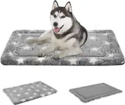 Crate Dog Bed Mat - Crate Pad Reversible (Cool & Warm), Machine Washable Dog