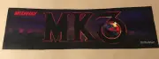 Original Midway MORTAL KOMBAT 3 marquee