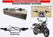 Royal Enfield "Handlebar Assembly Chrome For Interceptor 650"