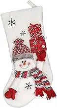 CIMAXIC Xmas Stocking Bag Tree Decor Snowman Theme Christmas Party Supplies Home Decor