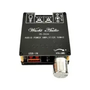 2.0 Dual Channel Bluetooth 5.1 Power Audio Stereo Amplifier Board 50W*2 ZK-502A