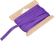 uxcell Double Fold Bias Tape for Sewing 1/3 Inch x 6 Yards Satin Pre-fold Continuous Binding Tape for Seaming Quilting Hemming Binding DIY Crafts, Purple