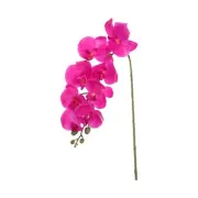 1 Pcs 38 Inch Artificial Orchid Stems Phalaenopsis Flowers Purple/Red